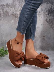 Sandalias de plataforma con suela gruesa para mujer, cómodas sandalias marrones para dama, zapatos con suela gruesa, sandalias de cuña de plataforma para mujer, se ajustan bien, zapatos de verano