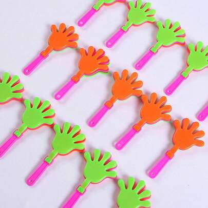20pcs Mini Clapper Hands, 9.5cm/3.74in Long, 5cm/1.97in Wide. Ideal Gifts And Items For Holidays And Birthday Parties. Suitable For New Year Gifts, Christmas Stocking Stuffers, Festival Celebrations. Plastic Party Clappers, Fun Party Makers. Bring You Carnival And Joy (Random 2 Styles Shipped)