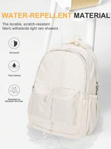 Large Capacity Laptop Backpack Fit 15.6Inch Laptop/Tablet, School Backpack Bookbag With Mulit Pockets, Water-Repellent Travel Bag, Lightweight Computer Backpack, Clean Design Backpack For Boy Girl, Sleek For Travel, Business Casual Or College, Gift For Boys & Girls