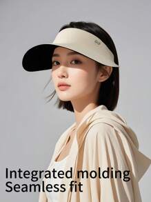 GOLOVEJOY 1 pezzo Cappello alla moda e semplice, resistente ai raggi UV, ideale per attività all'aperto come tennis, escursionismo e golf, nuovo, traspirante e pieghevole con tesa larga