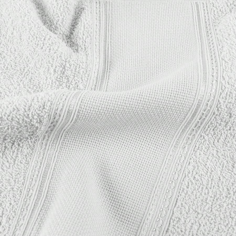 Kit Of 12 Hypoallergenic 100% Cotton Guest Towels - trắng - Xem 1