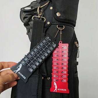 Bärbar Golf Score Counter Scoreboard Träning Träning Tävling Tillbehör presenter för golfälskare Vänner