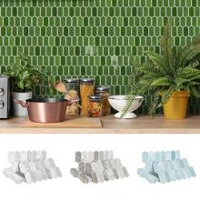 1/10 Pcs Modern Hexagon Peel And Stick Backsplash Tile - DIY Kitchen And Bathroom Wall Tiles, Waterproof Self-Adhesive Mosaic Tile Sticker - Various Colors Available, Decal, Wall Sticker, Vinyl Home Decor Sticker, Refresh Your Home With Spring Decor Items, Rama Decorative Sticker