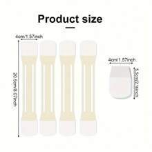 Reusable Face & Neck Lifting Tape, 4pcs Elastic Bands And 20pcs Face Tapes, Instant Face Lift Sticker Adhesive Lifting Patch, Neck Facial Tape To Lift Neck Eye Double Chin Beauty Tools