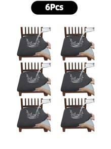 Super Elastic Chair Cushion Covers,Water-Resistant Chair Seat Cover,Dust-Proof & Dirt-Resistant,Suitable For Dining Chairs,Offices And Home Decor,Washable Protective Cover For Dust Prevention,Suit For Dining, Hotel,Home Benches,Universal Milk Silk Chair Seat Cover,Chair Covers For Dining Chairs,Dining Chair Covers,Dining Room Chair Covers,Seat Covers For Chairs,Kitchen Chair Covers,Dining Chair Seat Covers Set Of 1, 4, Or 6 - Monochrome - View 22