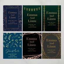 45/90pcs Custom Wedding Labels - Personalized Name & Return Address Stickers, Large White Glossy Envelope Seals With Elegant Floral Design For Weddings & Events - Multicolor - View 5