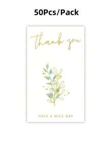 50/150Pcs Thank You Stickers Wedding Favors Commodity Packaging Decoration Sealing Stickers Personalized Package Label - Multicolor - View 19