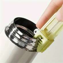 1pc Cute Crocodile 3-In-1 Bottle Brush - Multipurpose Kitchen Cleaning Tool, Suitable For Bottles, Grooves And Caps, With Bristles, Portable Design, Fit For Home And Office Use
