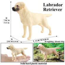 1 件狗狗雕像，逼真的塑料小狗雕像，手绘仿真小狗动物玩具，狗狗蛋糕装饰圣诞生日礼物