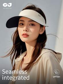 GOLOVEJOY 1 pezzo Cappello alla moda e semplice, resistente ai raggi UV, ideale per attività all'aperto come tennis, escursionismo e golf, nuovo, traspirante e pieghevole con tesa larga