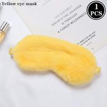 1/2/6 柔软睡眠眼罩,舒适蓬松的天鹅绒眼罩,不带电的柔软材质,带拉链开合,适合旅行、过夜、午睡和聚会,配有同色发带,适合节日礼物 - 彩色 - 查看 27