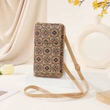 1pc Vintage Multifunction Phone Wallet/Coin Purse/Crossbody Bag Suitable For Daily Use Phone Bag For Women Wallet Purse Wallet