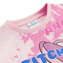 Lilo & Stitch 迪士尼星際寶貝毛衣和緊身褲套裝 | Stitch And Angel 女童運動衫與緊身褲兩件套 |兒童服裝套裝 - 粉色 - 查看 5