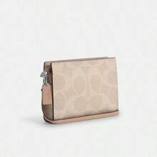 Coach Dames envelop tas schouder crossbody kleine vierkante tas nieuwe stijl oude bloem CAR12 SVPWH