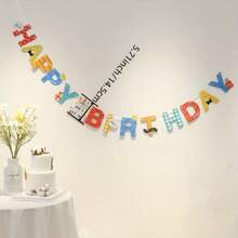 أعلام عيد ميلاد فرح, لافتة وشراريع عيد الميلاد, هدية على شكل كعكة ألوان زخرفية, خلفية الحفلة ألوان زخرفية وشراريع, ديكورات الحفلة, ديكور جدران المنزل للداخل والخارج