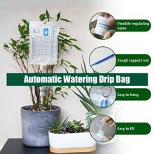 1pc/2pcs/4pcs Auto Plant Watering System, Indoor Plant Self Watering Device, Suitable For Travel, Gardening, Flower & Plant Cultivation - Multicolor - View 9