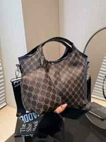 Boutique And Versatile Handbag For Women, Shoulder Large Capacity Phone Bag, Contrasting Color And Versatile Small Bag, Solid Color And Minimalist Bag, High-End And Beautiful