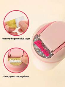 1pc For Water Cup Lid Nameplate And Glass Car Cup Nameplate. Personalized Name Tag. Glass Straw Lid Accessories. Custom Lid Name Tag. Handmade Gifts. Halloween And Christmas Gifts For Family, Friends And Lovers - Multicolor - View 4