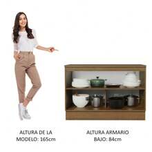 MADESA Baker's Racks - Brown and White - View 5