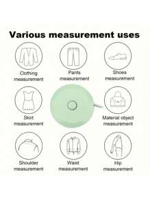 2 pièces de ruban à mesurer pour les mesures corporelles, ruban souple pour la taille, le tour de taille, la latitude, le bras, la jambe, la poitrine, la forme physique