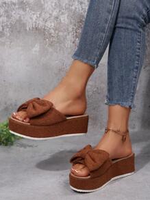 Sandalias de plataforma con suela gruesa para mujer, cómodas sandalias marrones para dama, zapatos con suela gruesa, sandalias de cuña de plataforma para mujer, se ajustan bien, zapatos de verano