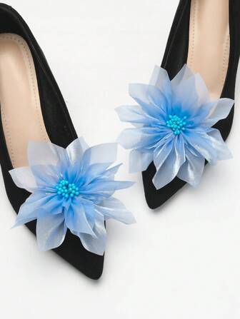DIY 3D Floral Shoe Clips Suitable For High Heels