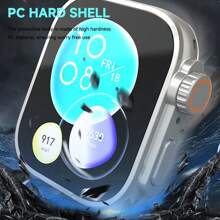 1 pieza Protector de pantalla ultra compatible con Huawei Watch Fit 3 Smartwatch, compatible con Huawei Fit 3/4/4pro, actualizado a Ultra2 PC Case+Glass Accessories - Para Huawei reloj ajuste 3 - Ver 4
