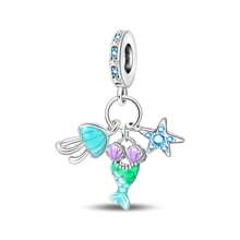 1 件镀银旅行爱好邮箱日记鸡尾酒岛年轻航行旅行包外出约会假期休闲时间吊坠适合原创手链项链手链珠子 DIY 珠宝制作女士订婚派对礼物送给女朋友 - W-PAC1613 - 查看 21