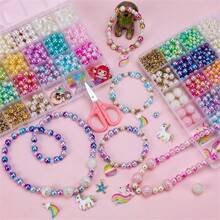 完整的 DIY 配件套件、串珠手链、珍珠串、珠宝制作用品