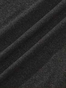 女士休闲短袖圆领 T 恤 - 深灰色 - 查看 4