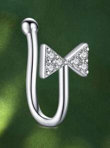 CIZME Fake Nose Ring Multi-Style Nose Rings Butterfly Heart Star Flower CZ African Nose Cuffs Golden/Silvery Golden Faux Septum Nose Rings Clip On Nose Jewelry For Woman Non Pierced Jewelry - Fake Nose Ring - View 35