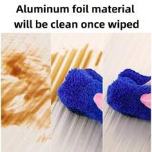 1pc, Kitchen Oil Splash Guard, Anti SplatterShield Guard, Kitchen Oil Baffle Plate, NonstickSplatter Guard, Aluminium Anti Splatter ShieldGuard,Stove Heat Insulation Baffle,KitchenGadgets ForSchool,Office,Household,Travel,Bag,Organizer,Storage Vale