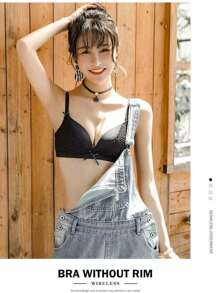 sujetadores de mujer - Negro - Ver 2