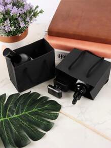 10 Sacs en papier kraft noir avec poignées, sacs cadeaux noirs, sacs cadeaux de couleur unie, petits sacs de shopping portables mini pour boutique, sacs de faveur de mariage et de fête, baby shower, anniversaire, sacs cadeaux, sacs pour demoiselles d'honneur, fête des mères, remise des diplômes
