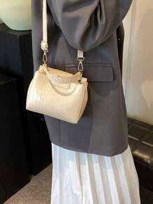 Modische Pendlertasche, leicht luxuriöse Damentasche, exquisite Umhängetasche, hochwertig und vielseitig für den Arbeitsalltag