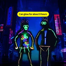 10pcs/20pcs/50pcs/100pcs Random Color Party Concert Cheer Glow Sticks, Light Up The Party Atmosphere - Multicolor - View 4