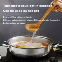 5-Layer Steamer Pot Steamer Vegetable Potato Steamer Stainless Steel Stackable Steamer Pot With Glass Lid - Silver - View 3