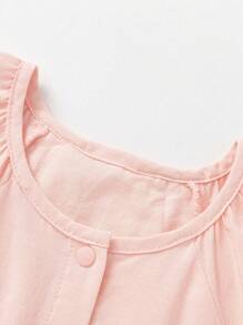 Balabala Baby Boys' & Girls' Romper, Soft & Comfortable Summer Wear - Pink - View 6