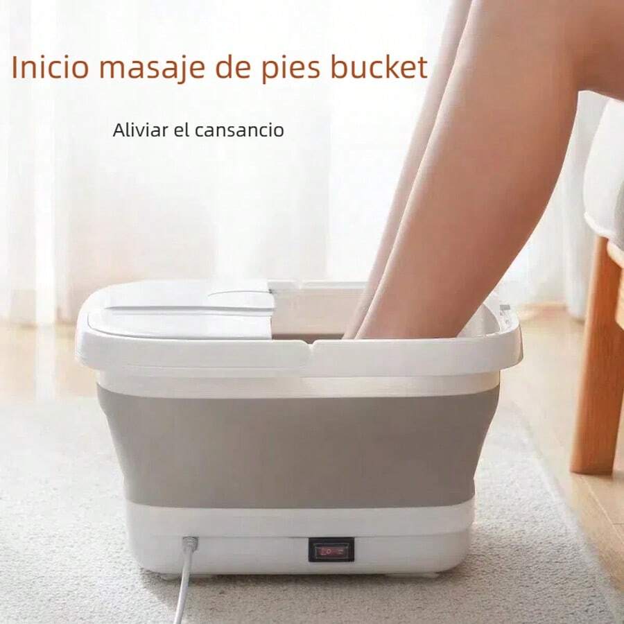 Fácil de usar y plegable termostato calefacción masaje baño de pies: siempre a su disposición para la comodidad de sus pies - Tipo de Enchufe A USA (110-127V) - Ver 1