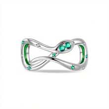 1 件镀银古典花朵装饰秘密钥匙大耳朵复古灵蛇绿色魅力灵蛇盾珠吊坠适合 DIY 珠宝制作原创手链项链珠子女士珠宝生日礼物妈妈女儿女友情人节纪念礼物