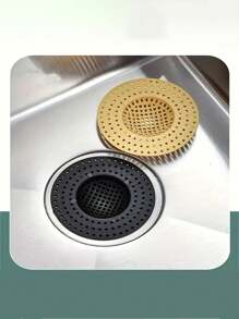 Kitchen & Bathroom Sink Drain Strainer - Anti-Clogging, Anti-Bug Mesh Filter, Light Blue, Pink And White, Multi-Hole Design, Effective Drainage, Prevents Food Waste Clogging