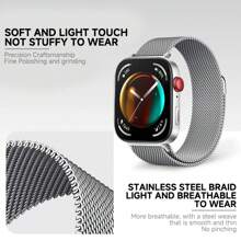 1 PIEZA Correa de bucle milanes compatible con Huawei Watch FIT 3, correa magnética de acero inoxidable compatible con accesorios de reloj inteligente Fit3