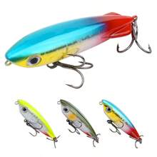 New Model Tungsten Pencil Shape Floating Fishing Lure, Lead-Free Tungsten Jig Head, Long-Range Hard Bait, S-Shaped - Multicolor - View 1