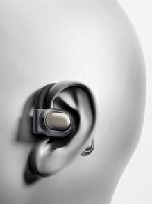 HP 无线耳塞，ENC 防噪音耳机，运动耳机，带耳钩，内置麦克风，适合健身，黑色 - 黑色 - 查看 11