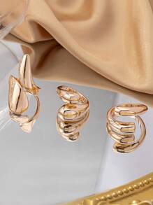 (3pcs Set) Fashionable Non-Fading Personalized Color Ring Set For Women