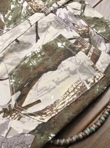 Jeans ajustados con estampado de camuflaje para hombre
