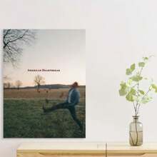 Framed Hip-Hop Spirit 4-Piece Canvas Art Set – Bryan Music Album Cover Posters, Modern Teen Room Decor, , Indoor Wall Accent