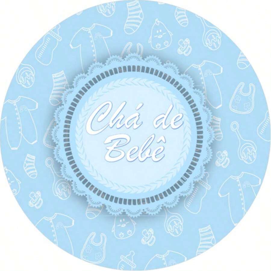 Round Party Panel With Elastic 1.50m Baby Shower - CHB004 - View 1