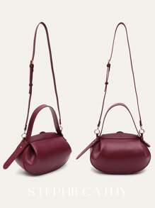 STEPHIECATHY Bolso de mano de mujer con diseño de rugby de de PU, de gran capacidad, tipo bandolera y asa superior, elegante para uso diario, trabajo y viaje
