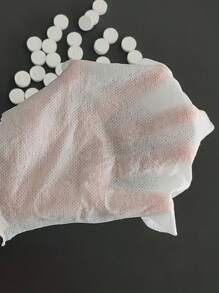 50 片压缩面巾，适用于旅行、酒店、卸妆、洁面、一次性洗面奶、徒步旅行、露营等户外活动以及在家用作湿巾 - 彩色 - 查看 6